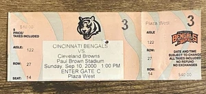 Cincinnati Bengals Cleveland Browns 1er Juego Temporada Regular Estadio Paul Brown - Imagen 1 de 5