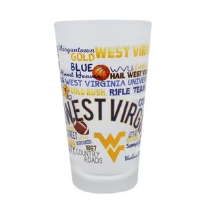 WVU mattiertes Campus Pint Glas - Bild 1 von 1
