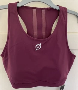 Peloton Essential Racer Bra 2.0 Size X Large Performance Sports Bra Purple NWT - Picture 1 of 3