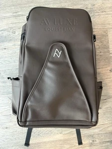 AV Luxe Equestrian Backpack Ringbag Chocolate Brown * Preorder Sale* - Picture 1 of 5