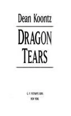 Dragon Tears Hardcover Dean Koontz Foto 1 de 2