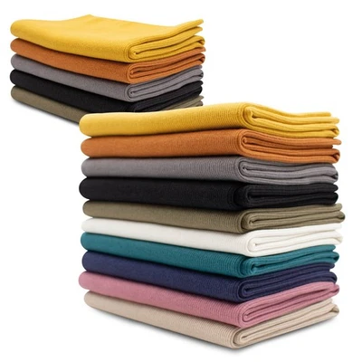 RIB Bündchenstoff Set Bunt4 Paket BIO+GOTS zertif. Schlauchware TEX ® Bündchen - Bild 1 von 4