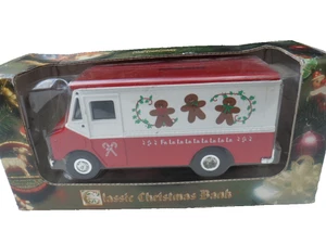 Ertl Gingerbread Men Collectible Christmas Bank Truck NIB Red Grumman 1996 - Picture 1 of 4