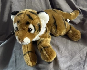 Vintage Toys R Us Baby Tiger Animal Alley Plüschtier Stofftier realistisch weich 2000 17 Zoll - Bild 1 von 13