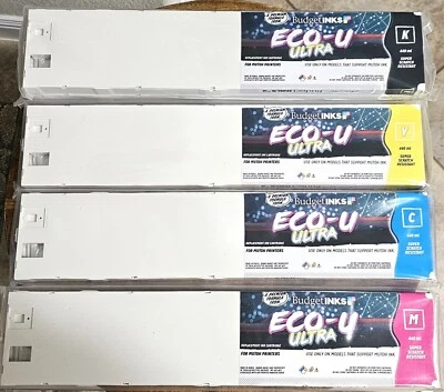 Eco-4 Ultra Compatible Ink Cartridges Mutoh Valuejet 5x440ML Eco Solvent Printer - Image 1 of 2