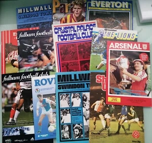 12 x Football Programmes Mixed Lot Arsenal Everton Millwall Fulham + 1973-2014 - Picture 1 of 5