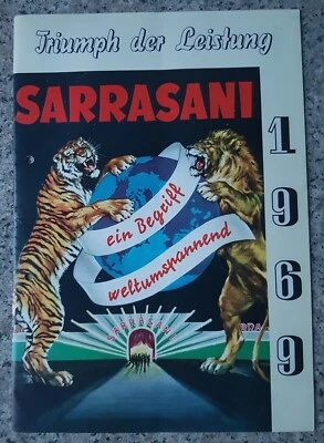 Sarrasani Circus Zirkus Programmheft von 1969 - Bild 1 von 4