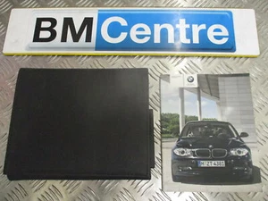 BMW E81 E87 LCI SERIE 1 MANUAL DEL PROPIETARIO + CARTERA REF E8X AD13 - Imagen 1 de 1