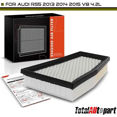 Filtro de aire motor nuevo para Audi RS5 2013 2014 2015 V8 4,2 L 8T0133844A lado derecho Foto 1 de 4