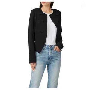DEREK LAM COLLECTIVE Black Military Blazer - size 40 Italian - Picture 1 of 4