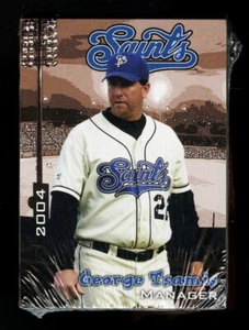 2004 ST PAUL SAINTS WERKSEITIG VERSIEGELT BASEBALL-KARTEN-SET (32) GEORGE'S SCHUHE SPONSOR - Bild 1 von 2