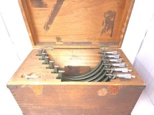Mitutoyo 6"-12" Outside Micrometer Set .0001" Resolution w/ Case Japan BD4 - Picture 1 of 17