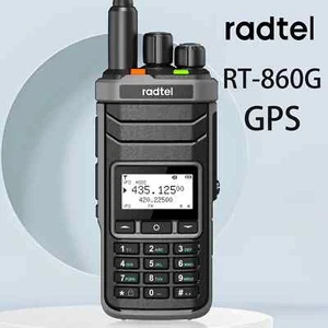 Radtel RT-860G Multi Band Ham Radio TX:UHF VHF RX:GPS HF AM USB LSB CW CB LW - Afbeelding 1 van 12