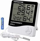 Digital Wetterstation Thermometer mit Auensensor LCD Innen Auen Thermometer DE