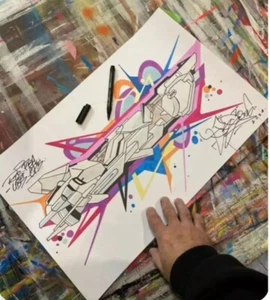 PRO176 Sketch Drawing A3 2024 Lakes/Crash/Cope2/MODE2/Jonone/Ces/Bando/Quik/Daze - Picture 1 of 4