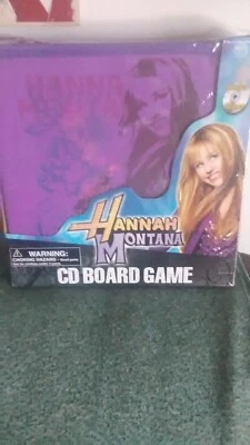 2004 HANNAH MONTANA CD BOARD GAME TEEN GIRLS - BRAND NEW SEALED BOX - Image 1 of 4