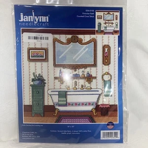"Kit de punto de cruz contado Janlynn Design 10""X10""-Baño victoriano (14 unidades) - Imagen 1 de 6