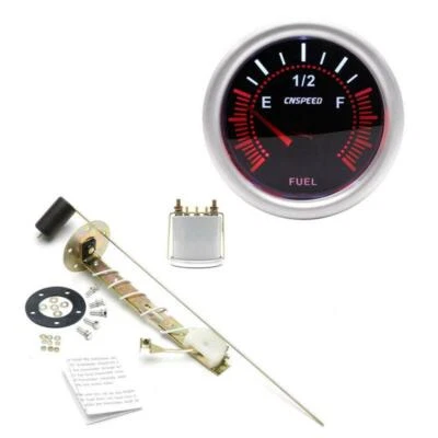 Medidor de nivel de combustible para automóvil/barco/marino medidor de nivel del tanque de combustible con sensor de combustible E-1/2-F Foto 1 de 4