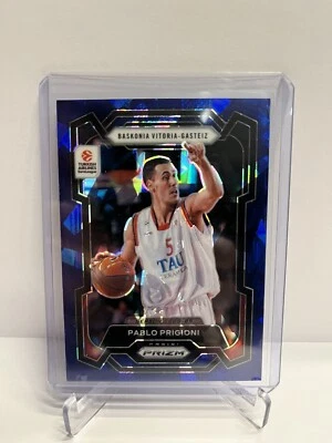 2023-24 Panini Basketball Euroleague Prizm Pablo Prigioni Blue Ice 72/125  - Image 1 of 2