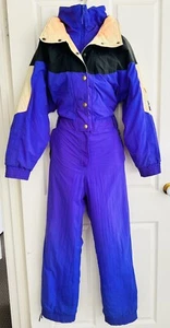 BILLBOARD VINTAGE SKI SUIT 80s 90s Snowsuit Festival Women AU 10 S M - Picture 1 of 14