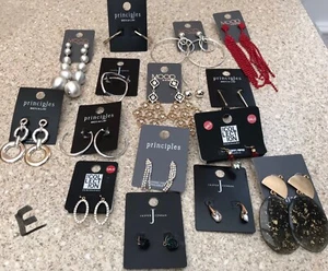 Costume Jewellery Joblot Earrings Good Brands BN - Picture 1 of 11