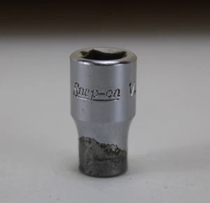 Snap On Tools TM8 1/4" SAE Flank Drive Shallow Socket 1/4" Drive 6 Point USA - Picture 1 of 4