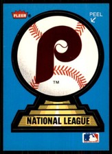 1987 Fleer Team Stickers Philadelphia Phillies #NNO Texas Rangers Back