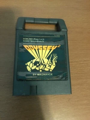 Bowling & Basketball Magnavox Odyssey 2 Video Game Cart - Image 1 of 2