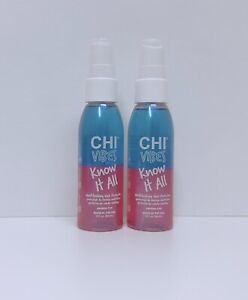 2 X Chi Vibes Know It All Mistaking Hair Protector 2 Oz Each