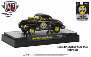 M2 Machines MJS36 1941 Willys Coupe Gasser Mooneyes CHASE Black Hot Rod - Bild 1 von 5
