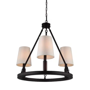 Murray Feiss Lighting 3-Light Lismore Chandelier F2921/3ORB - Picture 1 of 2