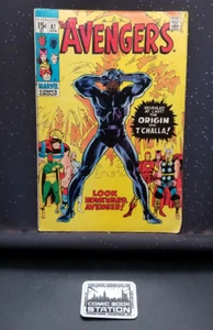 Avengers #87 Raw VF/FN 1971 Origin of Black Panther Buscema & Verpoorten Cover - Picture 1 of 14