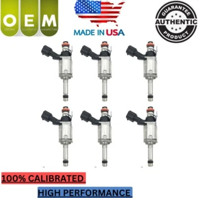 NEW OEM 6x BOSCH Fuel Injectors Fits 2015-2017 Ford Expedition 3.5L  BL3E-HB - Image 1 of 4