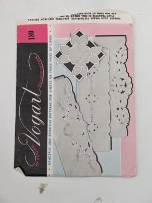 Vintage Vogart Transfer Pattern - 180 patterns for sheets  1950's - Image 1 of 2