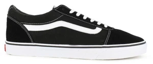 Vans Womens Ward Black/White Suede/Canvas Sneaker Shoes - Picture 1 of 2