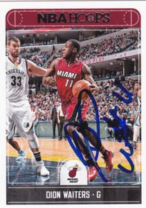 DION WAITERS MIAMI HEAT SIGNED CARD CLEVELAND CAVALIERS OKLAHOMA CITY THUNDER - Picture 1 of 1