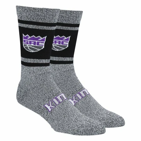 Sacramento Kings NBA Mens Large Socks Fits 6-12 PKWY Varsity Crew Fox Holmes Cover