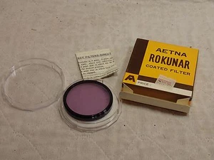 VINTAGE AETNA ROKUNAR COATED FILTER 52MM FL-B OBJEKTIV - Bild 1 von 3