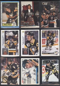 9X MARIO LEMIEUX 1990's MIX BRAND PITTSBURGH PENGUINS LOT NHL HOCKEY** - Bild 1 von 2