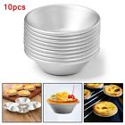 Easy To Use Egg Tart Mold For Tarts, Cookies, And Cakes Premium Quality 10Pcs