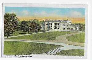 Frankfort KY Governor's Mansion Kentucky Vintage Postcard - Bild 1 von 2