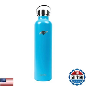 Stainless Steel Insulated Metal Water Bottle Thermos, Double Vaccum, Leak Pro - Picture 1 of 5