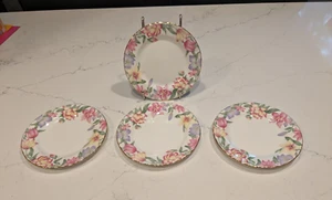 Royal Albert Set of 4 Fair View Bone China Dessert/Sandwich Plates - England - Picture 1 of 5
