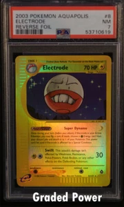 Electrodo Aquapolis Reverse Holo PSA 7 HOLO INVERSO (0619) 8/147 Pokémon - Imagen 1 de 1