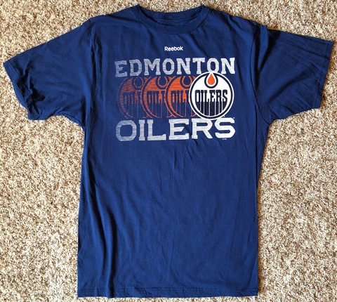 Edmonton Oilers Men’s Short Sleeve Tee Large Cover