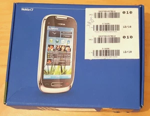 Nokia C7-00 tylko pudełko i instrukcja obsługi - Zdjęcie 1 z 6