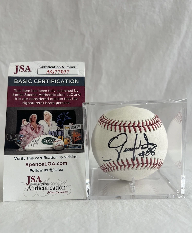 Gerardo Parra Champs 2019 Washington Nationals Firmado Auto Béisbol Certificado de Autenticidad JSA Foto 1 de 4