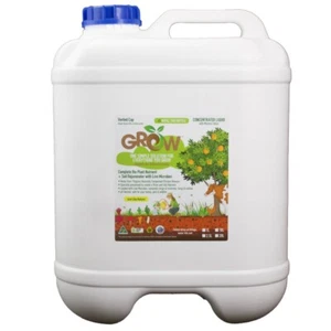 Grow Liquid Fertiliser 20L Complete Bio Organic Plant Nutrient Soil Rejuvenator - Picture 1 of 1