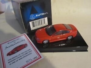 AUTOArt 53437 / Biante. 1:43 2004 Holden Monaro V2 Flame Red MINT BOXED with cer