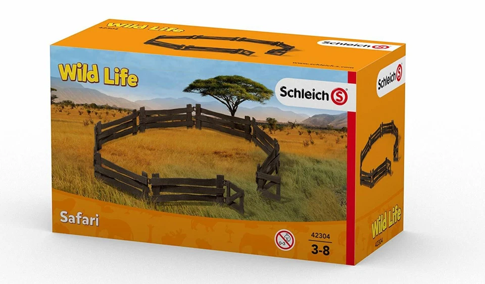 Schleich Wild Life Safari enclos, clôture 42304 zoo animaux parc